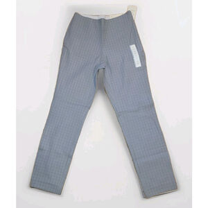 A New Day Grey Windowpane Pinstripe Slacks, Size 8